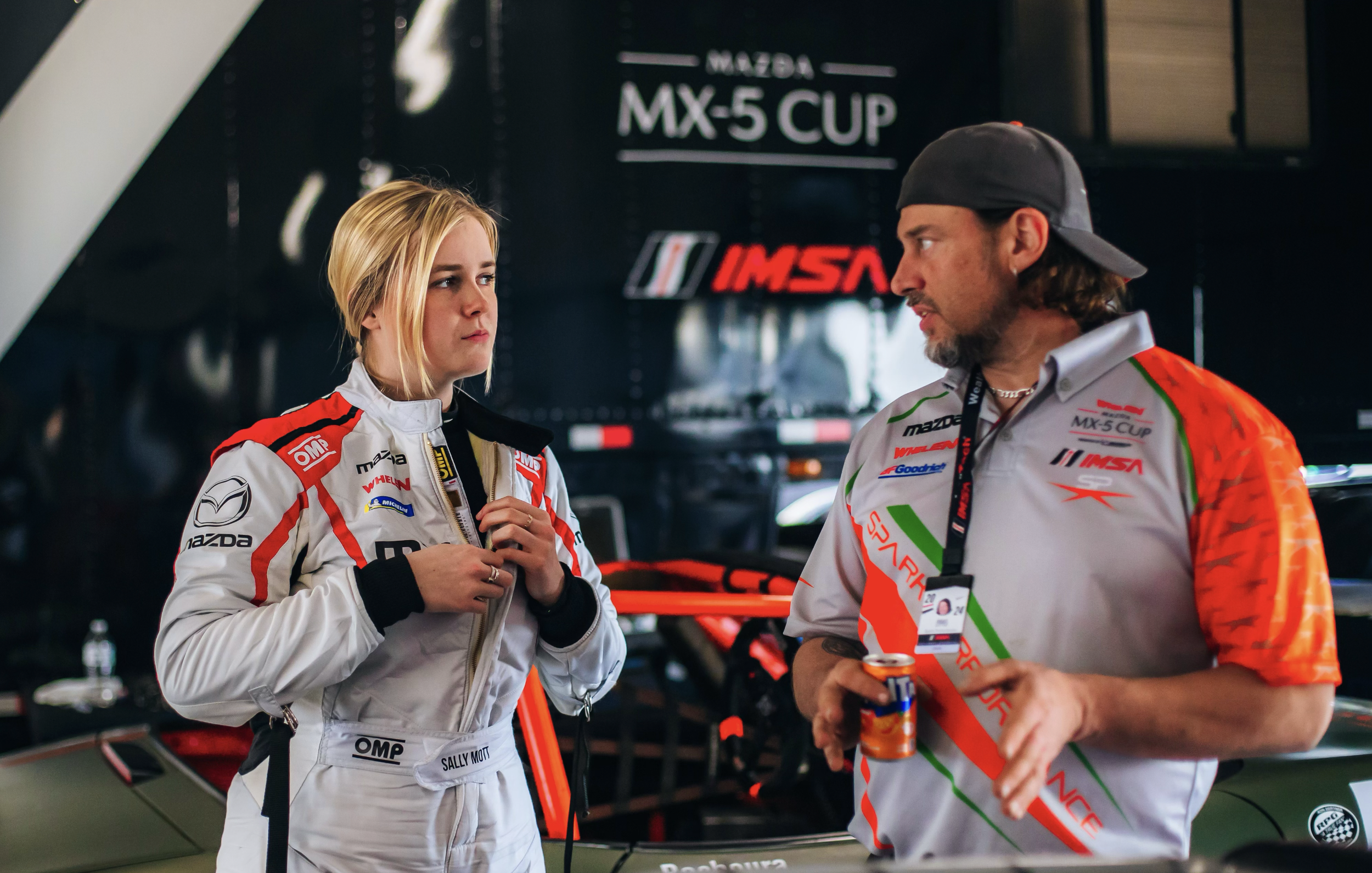 Sally Mott Racing Mazda MX-5 Cup Driver First to the Finish Amazon